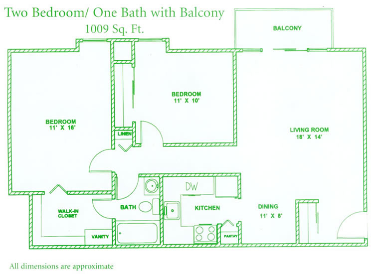 floorplan-2bed-1bath-balcony-1009sqft